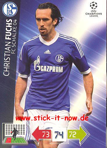 Panini Adrenalyn XL CL 12/13 - FC Schalke 04 - Christian Fuchs