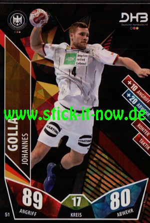 LIQUI MOLY Handball Bundesliga "Karte" 21/22 - Nr. 51 (Glitzer)