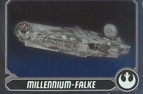 Star Wars Movie Sticker (2012) - MILLENNIUM-FALKE - Nr. 74