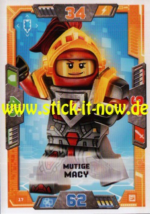 Lego Nexo Knights Trading Cards - Serie 2 (2017) - Nr. 17