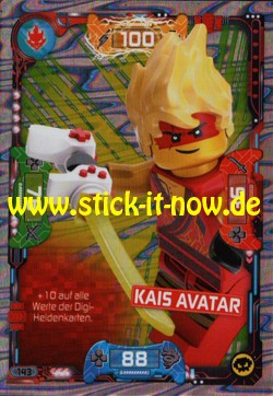 Lego Ninjago Trading Cards - SERIE 5 (2020) - Nr. 143 ( Mega Karte )