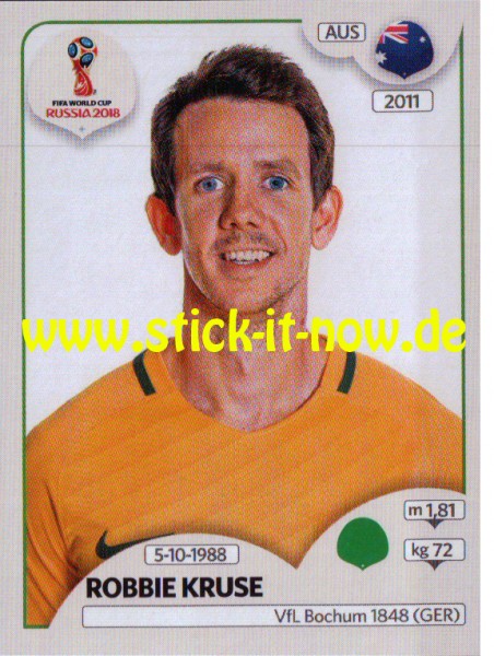 Panini WM 2018 "Sticker" - Robbie Kruse - Australien