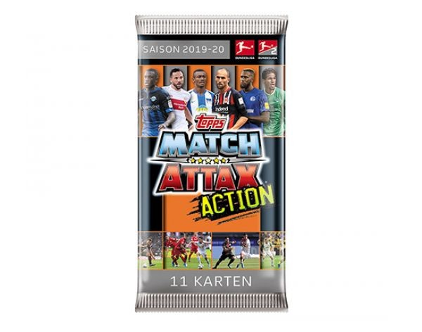 Topps Match Attax Bundesliga 2019/20 "Action" - Booster ( 11 Karten )
