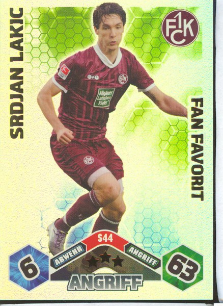 Srdjan Lakic - Match Attax 10/11 Spezial - Fan Favorit