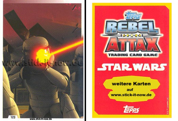 Rebel Attax - Serie 1 (2015) - STRIKE-FORCE - DAS IMPERIUM 2 - Nr. 123