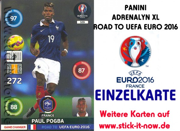 Adrenalyn XL - Road to UEFA Euro 2016 France - Nr. 329