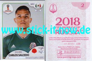 Panini WM 2018 Russland "Sticker" INT/Edition - Nr. 448