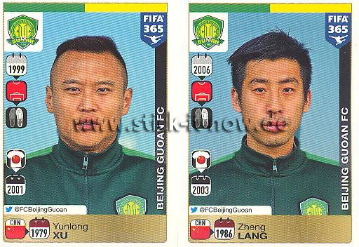 Panini FIFA 365 Sticker - Nr. 256 - 257