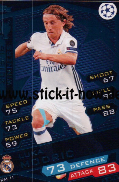 Match Attax Champions League 16/17 - Nr. RM 11