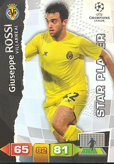 Giuseppe Rossi - Panini Adrenalyn XL CL 11/12 - FC Villarreal - Star Player