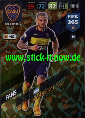 Panini FIFA 365 Adrenalyn XL 2018 - Nr. 14 (Fans)