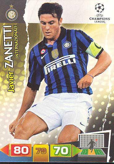 Javier Zanetti - Panini Adrenalyn XL CL 11/12 - Inter Mailand