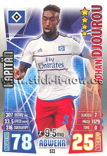 Match Attax 15/16 Extra - Nr. 533