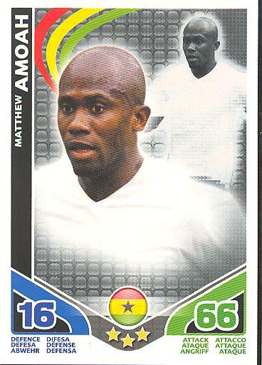 Match Attax WM 2010 - GER/Edition - MATTHEW AMOAH - Ghana