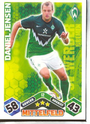 Match Attax 10/11 - DANIEL JENSEN - 012