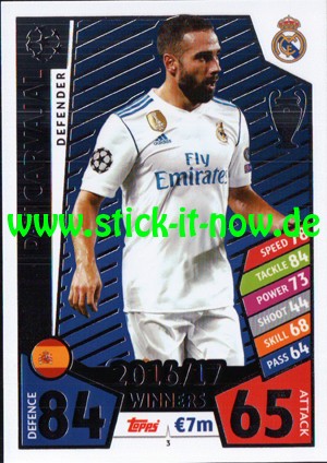 Match Attax Champions League 17/18 - Nr. 3 (Winners 16/17)