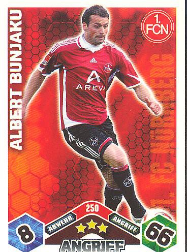 Match Attax 10/11 - ALBERT BUNJAKU - 250