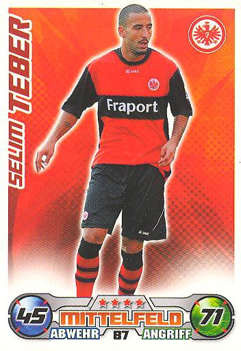 Match Attax 09/10 - SELIM TEBER - Ein. Frankfurt - Nr. 87