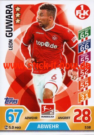 Topps Match Attax Bundesliga 17/18 EXTRA - Nr. 538