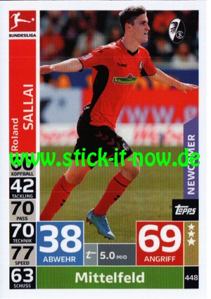 Topps Match Attax Bundesliga 18/19 "Action" - Nr. 448 (Newcomer)