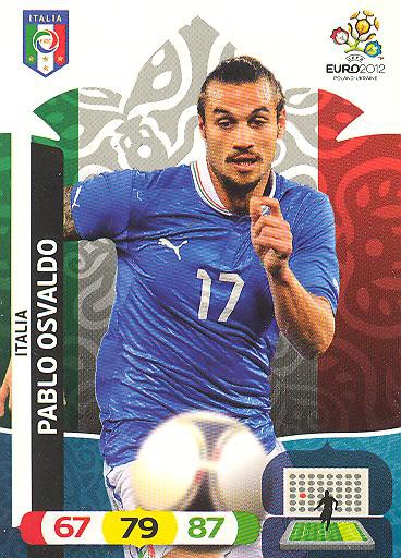 Panini EM 2012 - Adrenalyn XL - Pablo Osvaldo - Italien