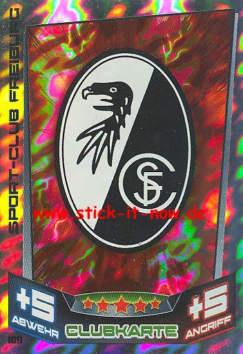 Match Attax 13/14 - SC Freiburg - Clubkarte - Nr. 109