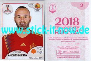 Panini WM 2018 Russland "Sticker" INT/Edition - Nr. 134