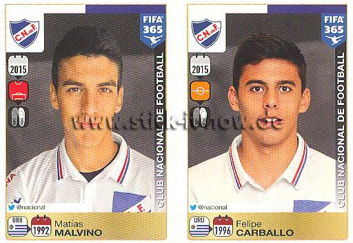Panini FIFA 365 Sticker - Nr. 798 - 799