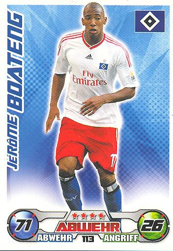 Match Attax 09/10 - JÉRÓME BOATENG - Hamburger SV - Nr. 113