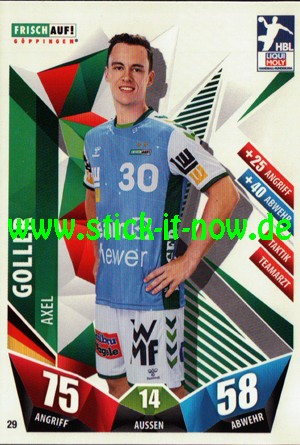 LIQUI MOLY Handball Bundesliga "Karte" 21/22 - Nr. 29