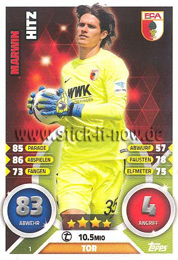 Topps Match Attax Bundesliga 16/17 - Nr. 1