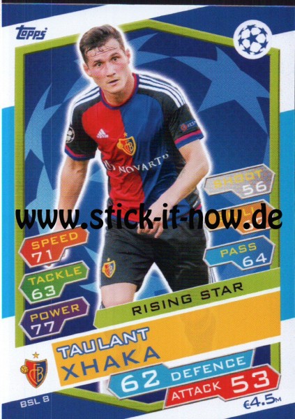 Match Attax Champions League 16/17 - Nr. BSL 8