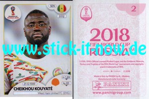 Panini WM 2018 Russland "Sticker" INT/Edition - Nr. 610