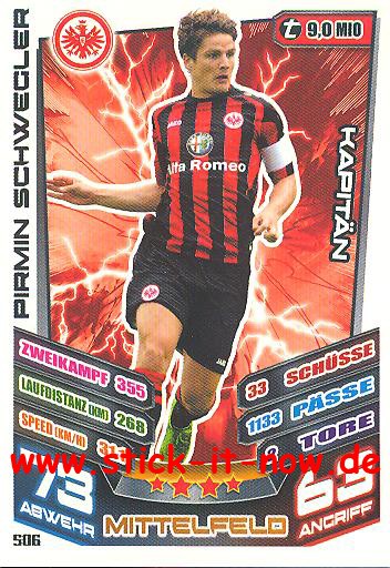 Match Attax 13/14 EXTRA - KAPITÄN - PIRMIN SCHWEGLER - Nr. 506