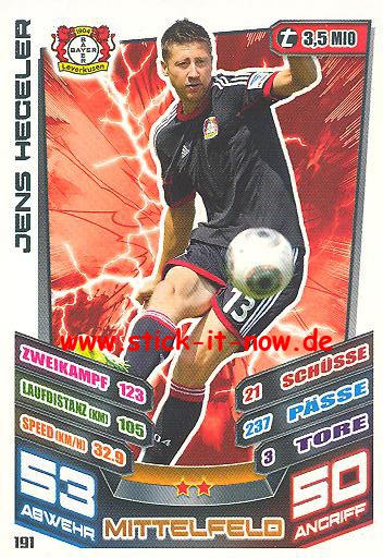 Match Attax 13/14 - Bayer Leverkusen - Jens Hegeler - Nr. 191