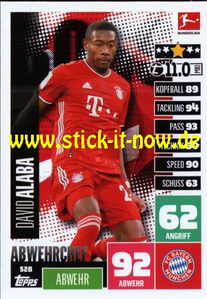 Topps Match Attax Bundesliga 2020/21 "Extra" - Nr. 528