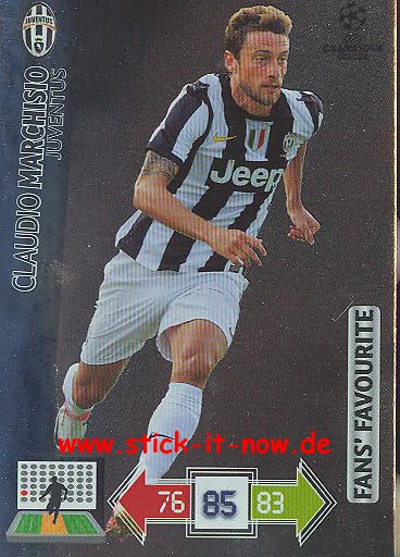 Panini Adrenalyn XL CL 12/13 - Juventus Turin - Claudio Marchisio - FANS FAVOURITE