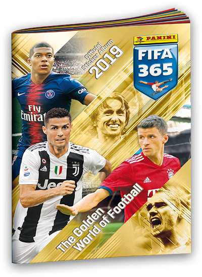 Panini FIFA 365 "The golden World of Football" Sticker (2019) - Sammelalbum