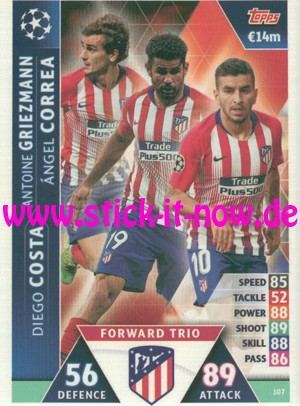 Match Attax CL 18/19 "Road to Madrid" - Nr. 107