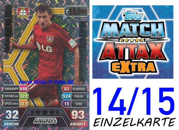 Match Attax 14/15 EXTRA - Stefan KIEßLING - Bayer 04 Leverkusen - Nr. 593 (MATCHWINNER)