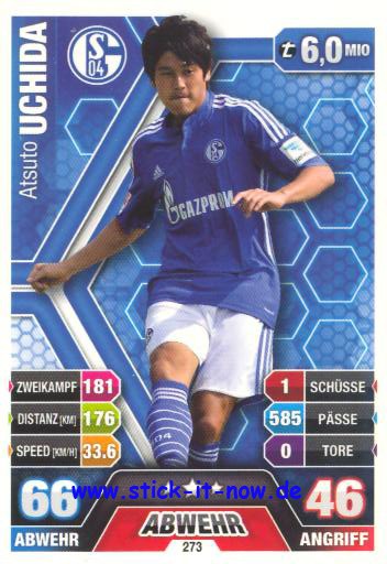 Match Attax 14/15 - Atsuto UCHIDA - FC Schalke 04 - Nr. 273