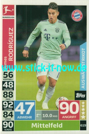 Topps Match Attax Bundesliga 18/19 "Extra" - Nr. 619
