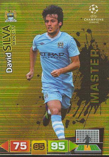 David Silva - Panini Adrenalyn XL CL 11/12 - Master - Manchester City