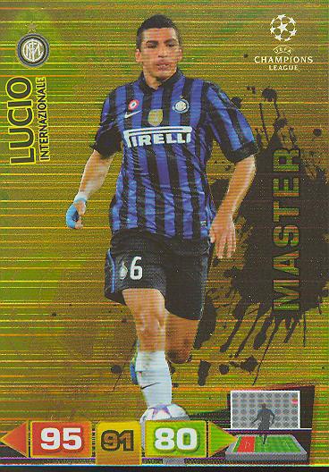 Lucio - Panini Adrenalyn XL CL 11/12 - Master - Inter Mailand