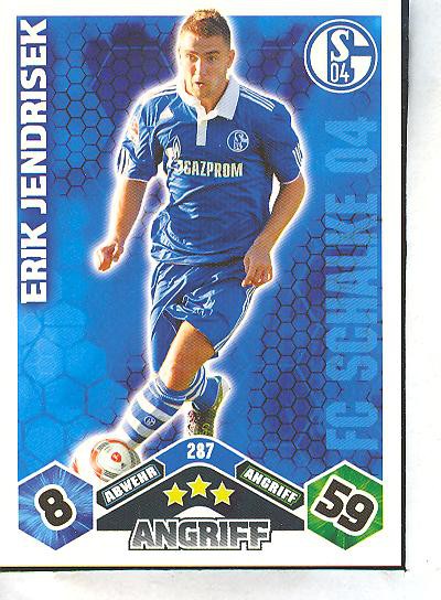 Match Attax 10/11 - ERIK JENDRISEK - 287