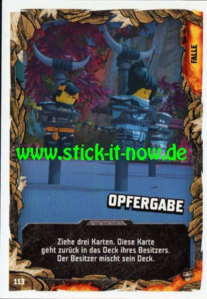 Lego Ninjago Trading Cards - SERIE 6 "Next Level" (2021) - Nr. 113