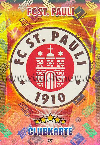 Match Attax 15/16 - Clubkarte - FC St. Pauli - Nr. 427