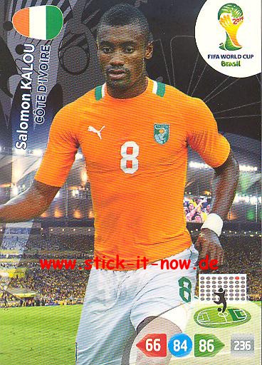 Panini Adrenalyn XL Brasil WM 2014 - Salomon KALOU