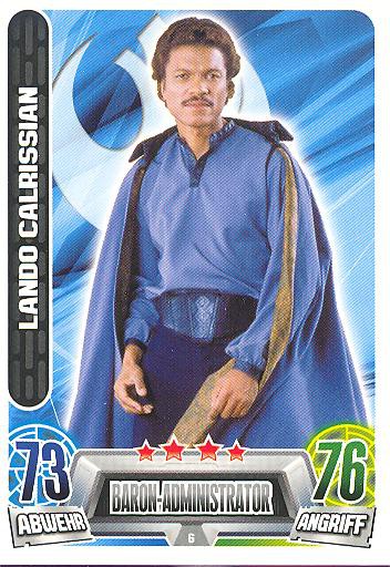 Force Attax Movie Collection - Serie 2 - Lando Calrissian - Nr. 6