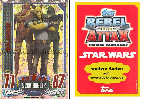 Rebel Attax - Serie 1 (2015) - SÖLDNER - Nr. 181 ( Holo-Foil Karte )